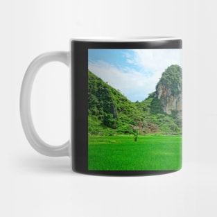 Vietnam - Route de Ha Giang à Dong Van. Plateau karstique Mug